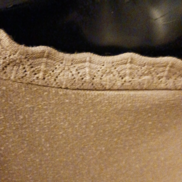 Taupe short sleeve lightweight top - Picture 6 of 8